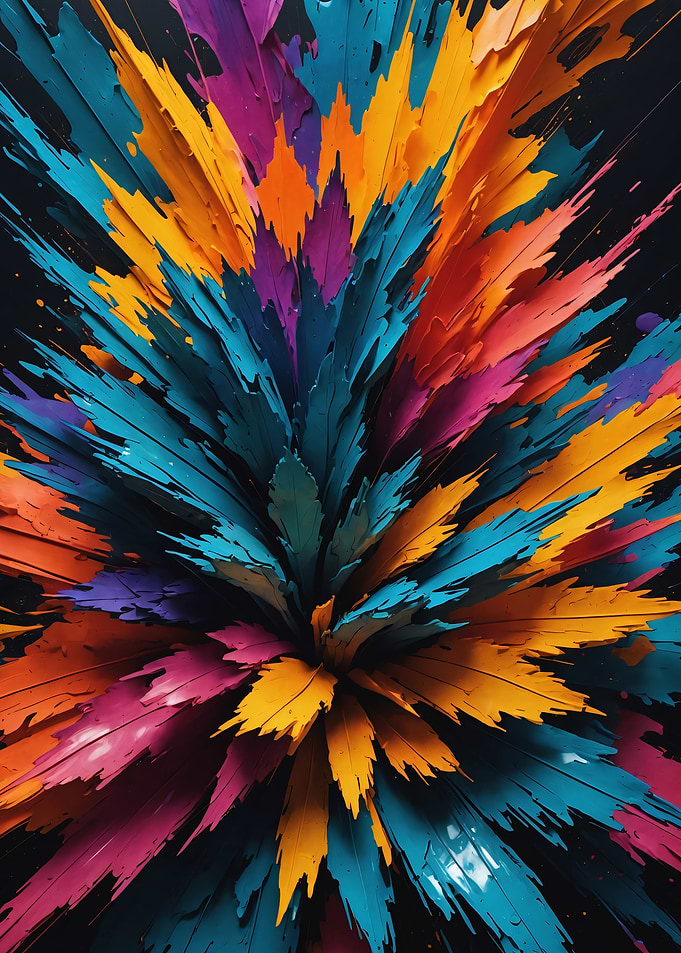 Abstract Color Burst