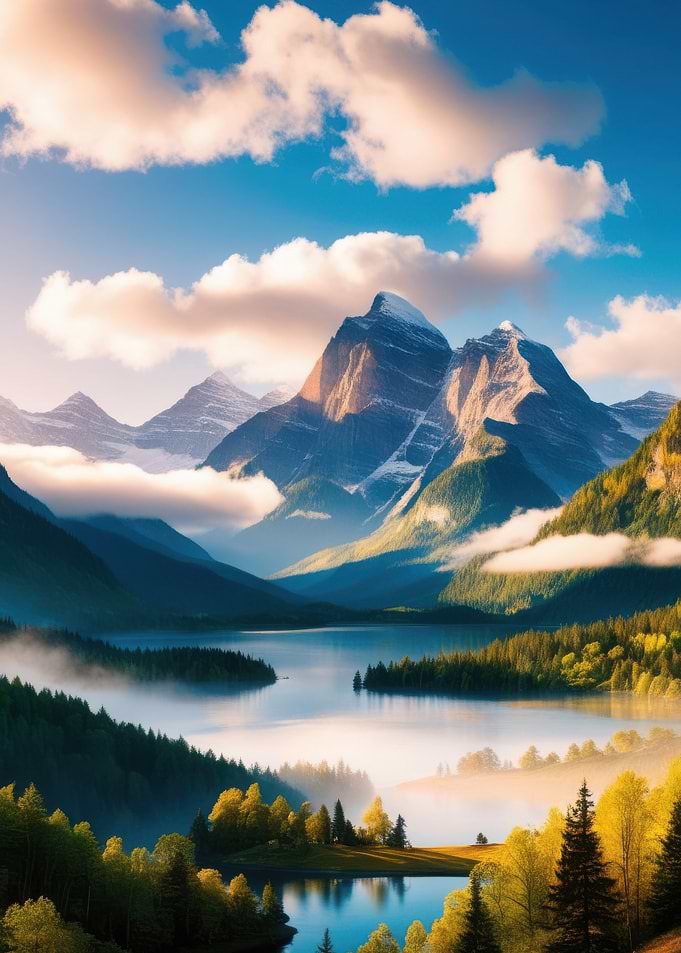 Mountain Lake Sunrise