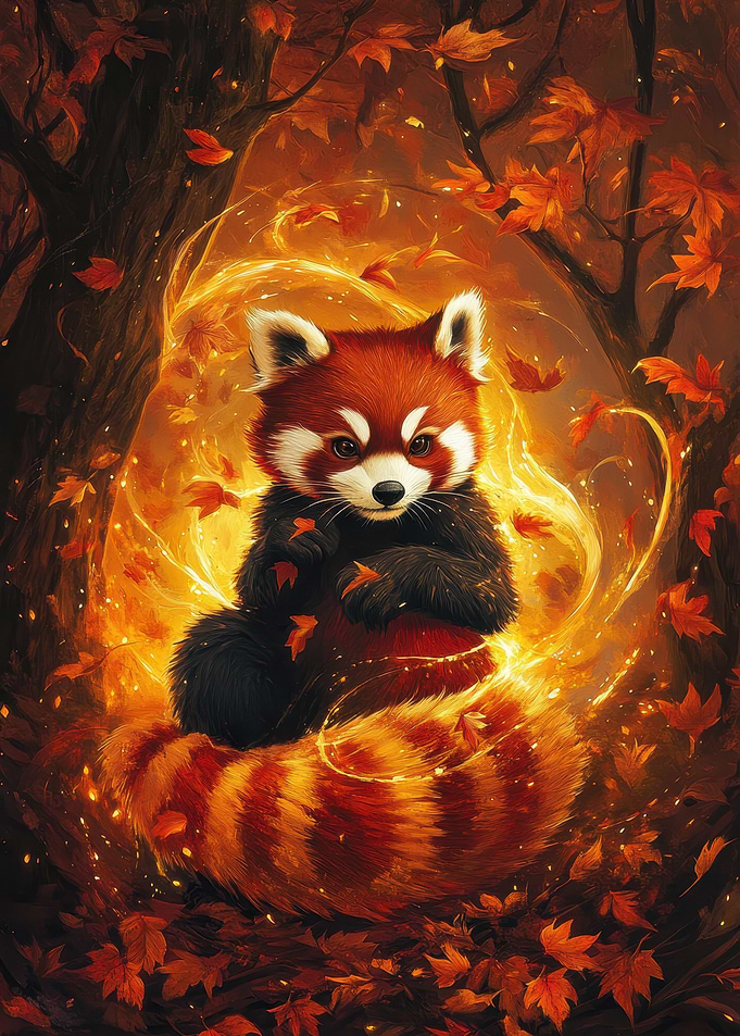 Red Panda The Luminous Keeper