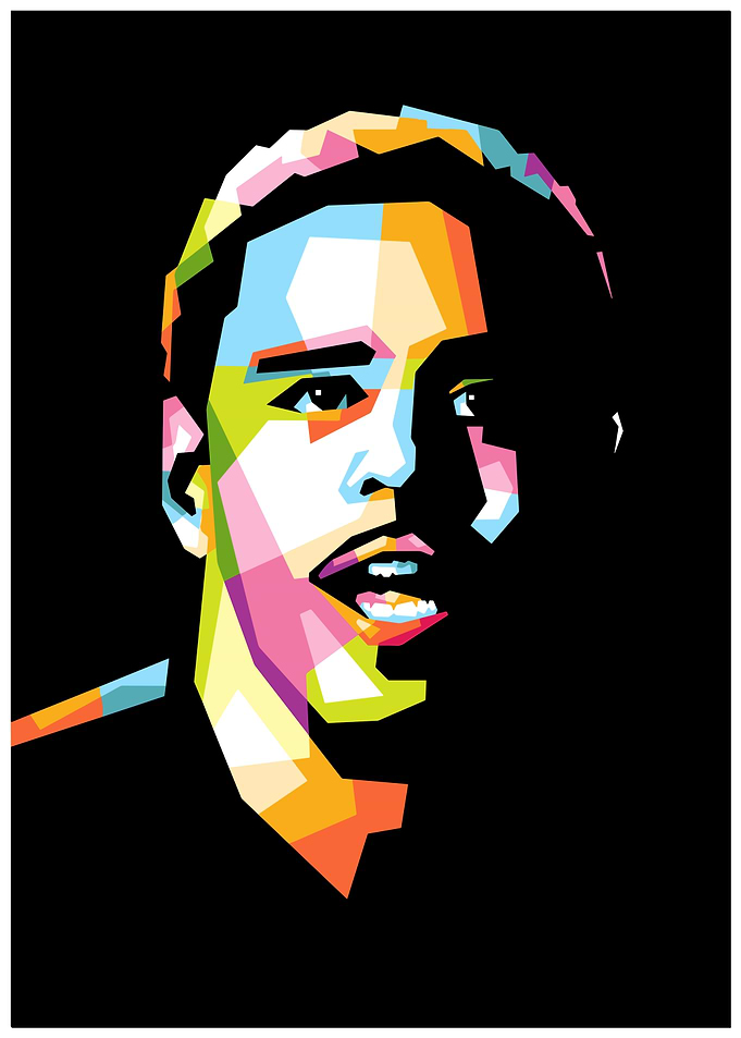 J. Cole Pop Art Portrait