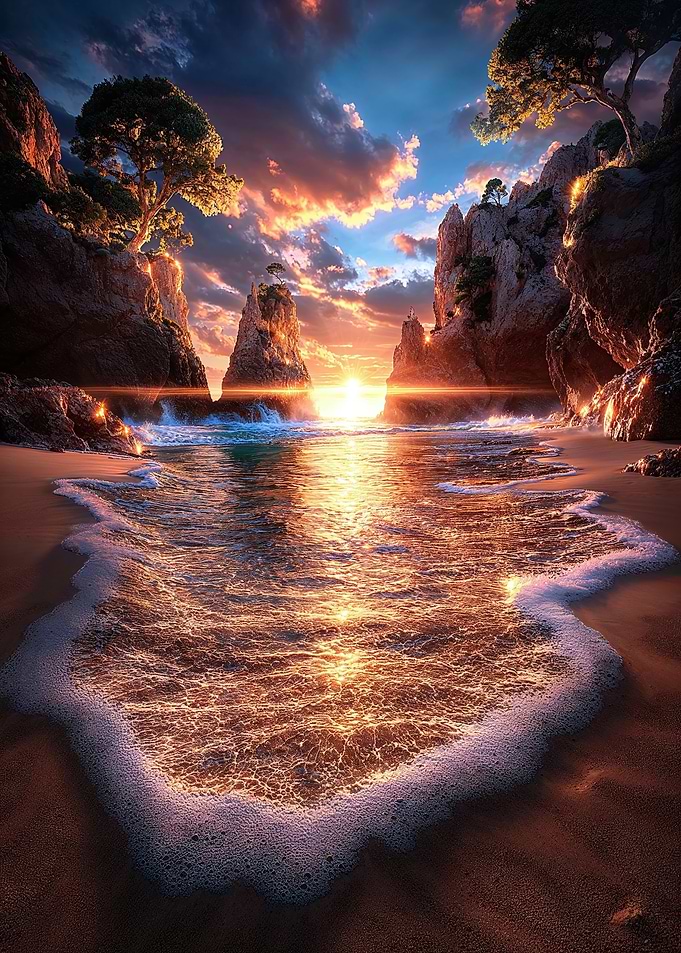 Golden Sunset Beach