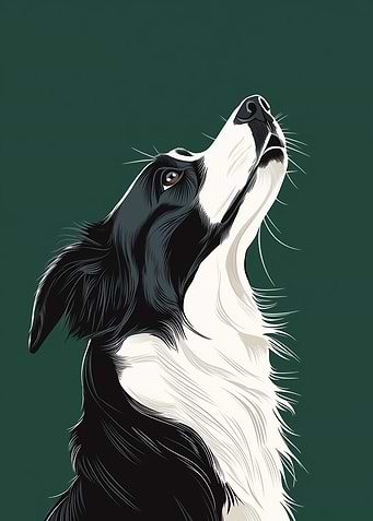 Border Collie Portrait
