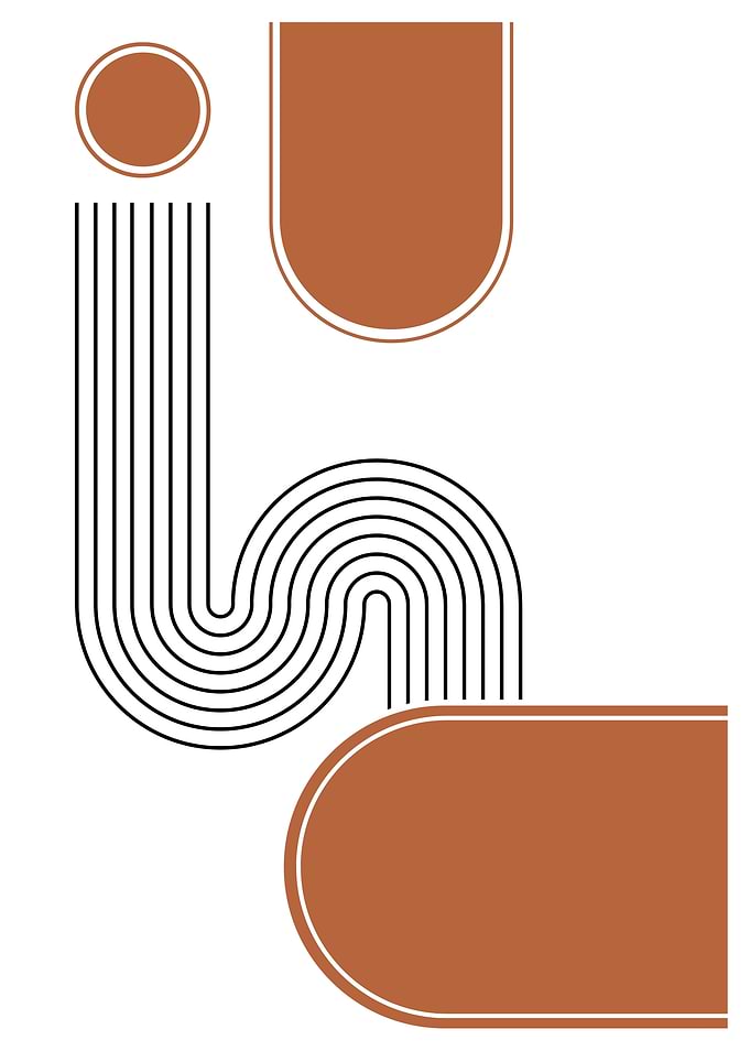 Abstract Mid-Century Art