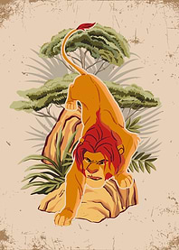 Simba Trees Pose