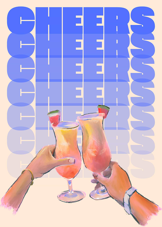 Cheers Cocktail Toast