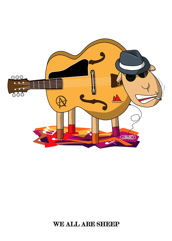 Sheep Guitarist
