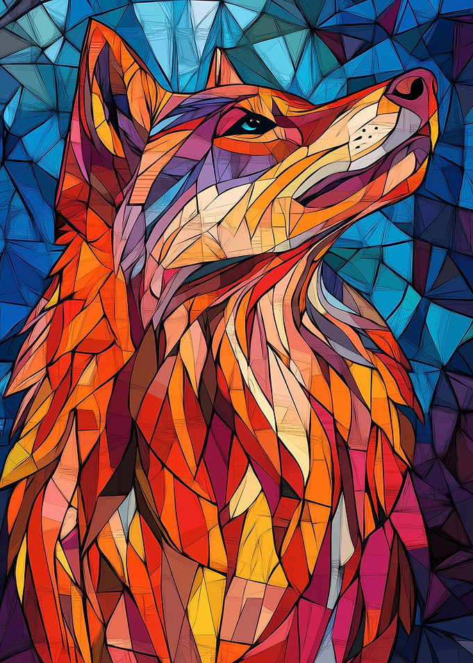 Wolf in Stained Glass