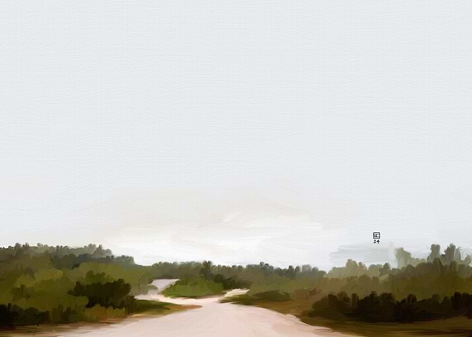 Misty Forest Path