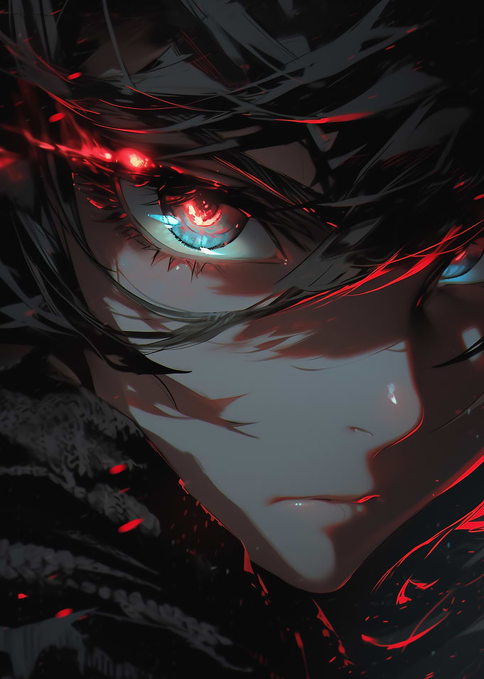 Anime Character Close-Up