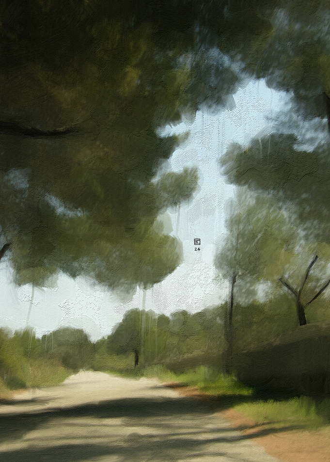 Forest Path Painting