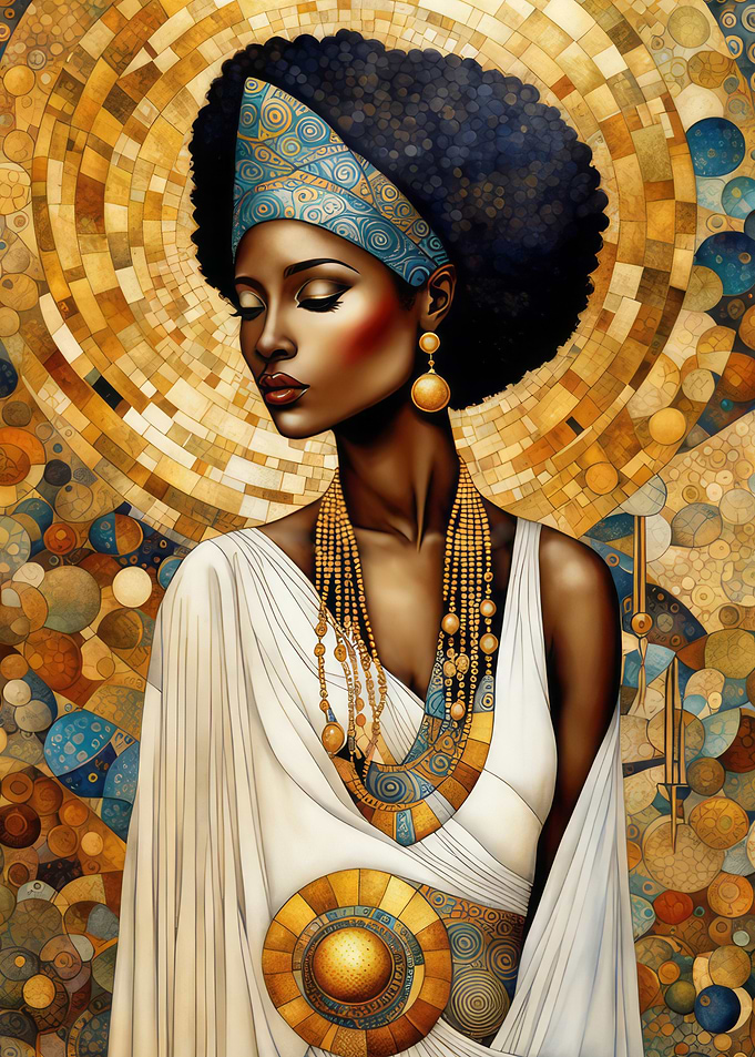 African Queen Portrait