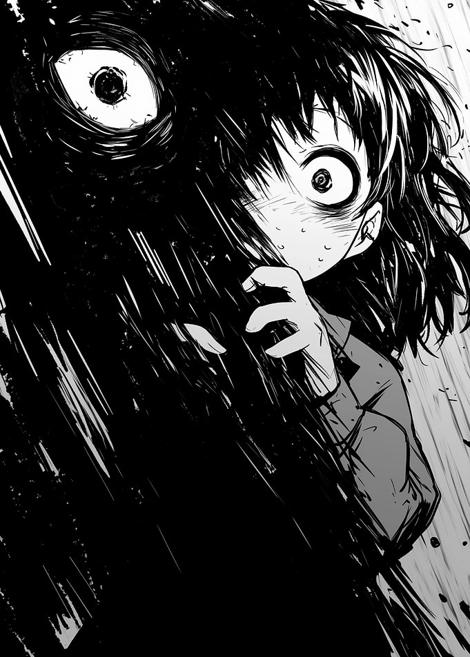 Horror Manga Illustration