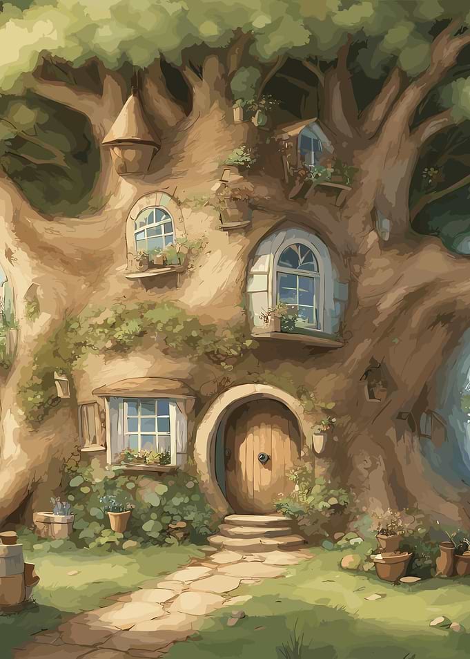 Cottagecore Treehouse Home