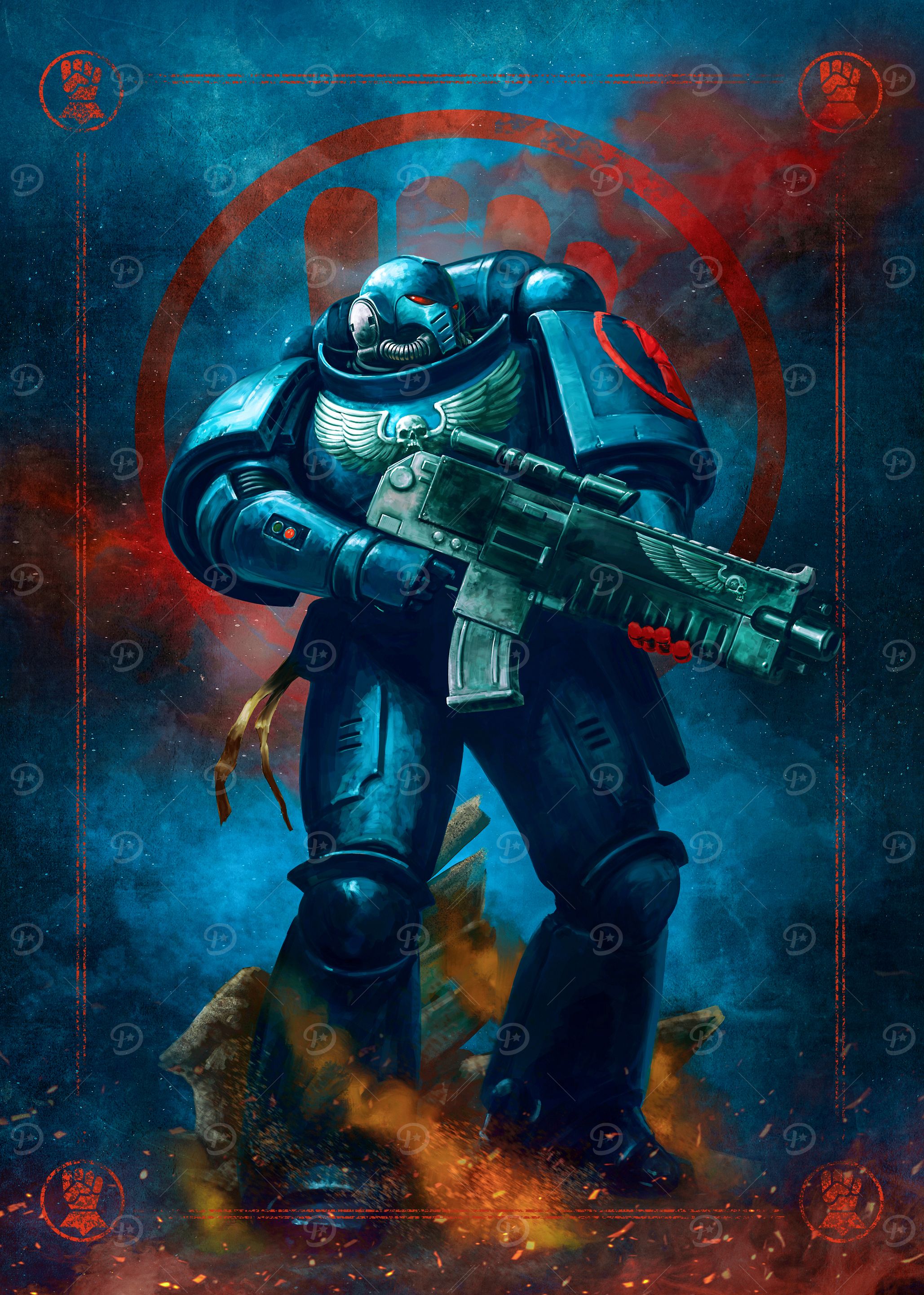 Crimson Fists Marine 2