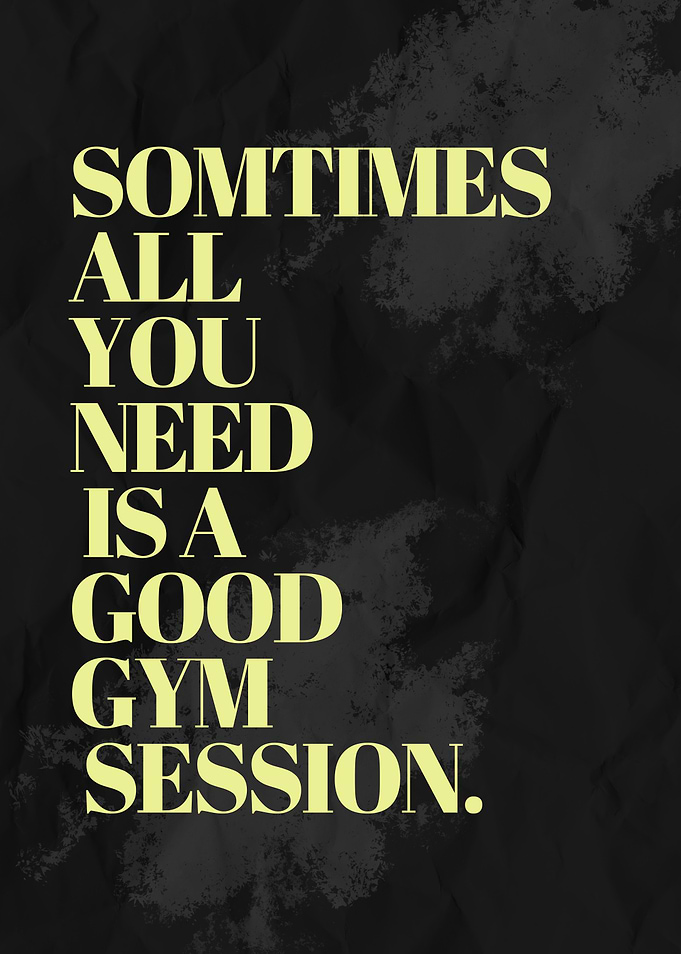 Gym Motivation Poster