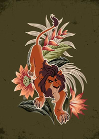Scar Floral Pose