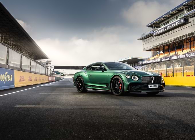 Green Bentley Continental GT