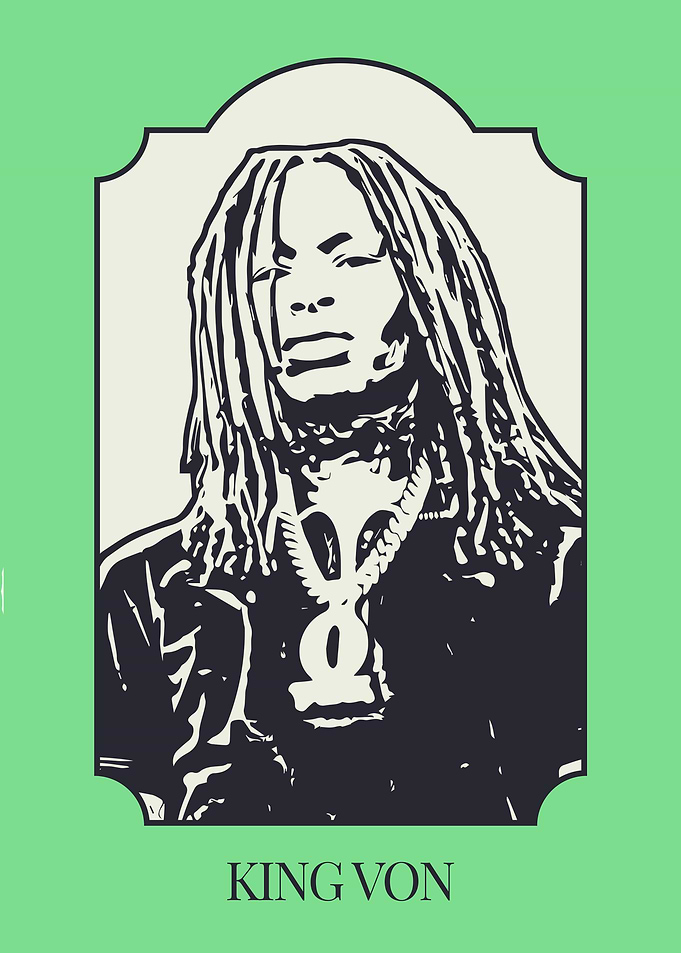 King Von Portrait