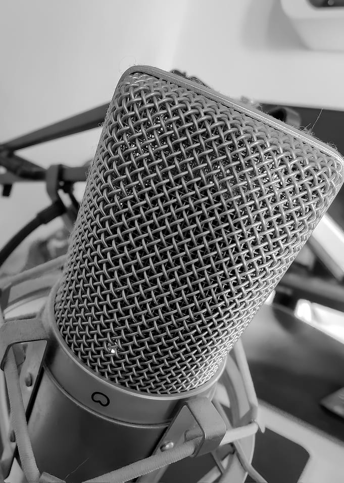 Studio Microphone Close-up