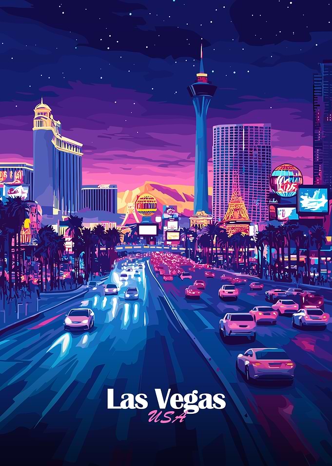 Las Vegas Skyline Night