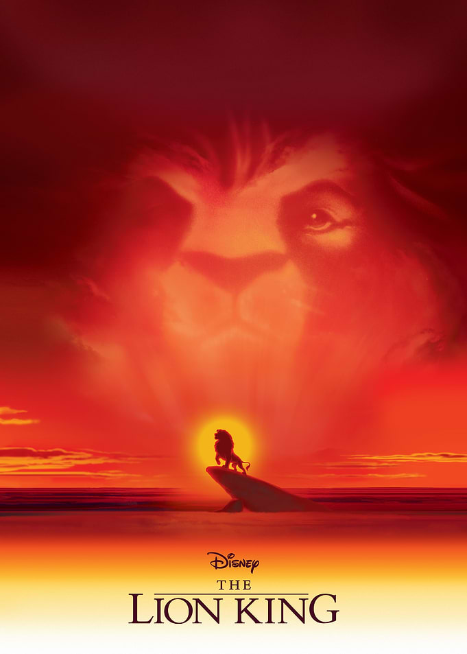Lion King Red Sunset