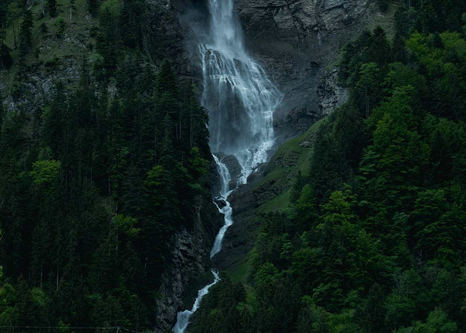 Waterfall in Forest