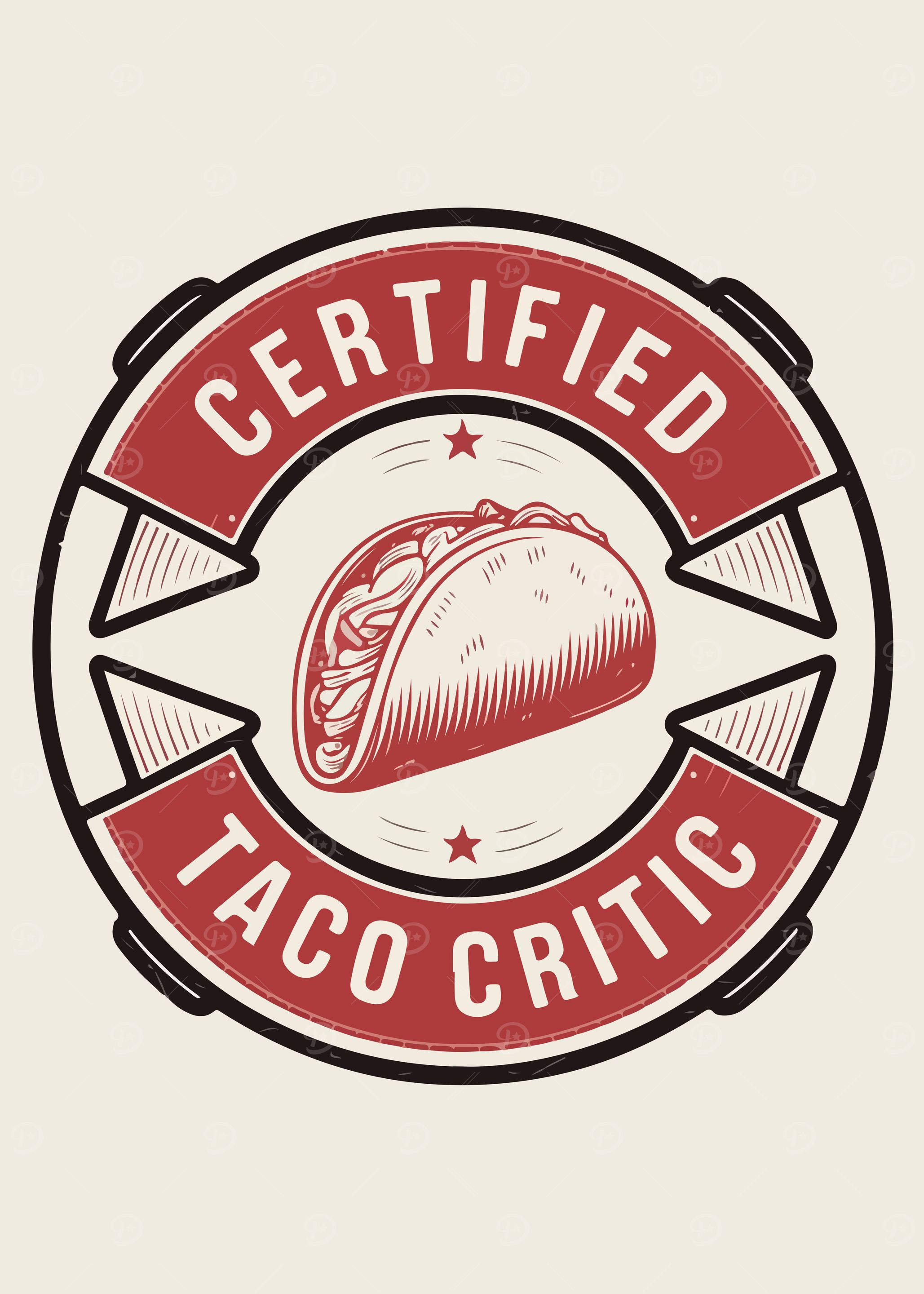 Certified Taco Critic Badge