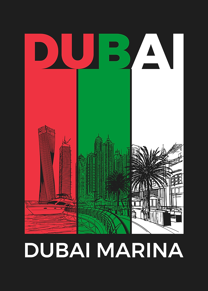 Dubai Marina Skyline