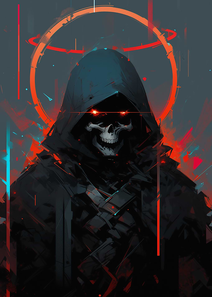 Dark Hooded Figure