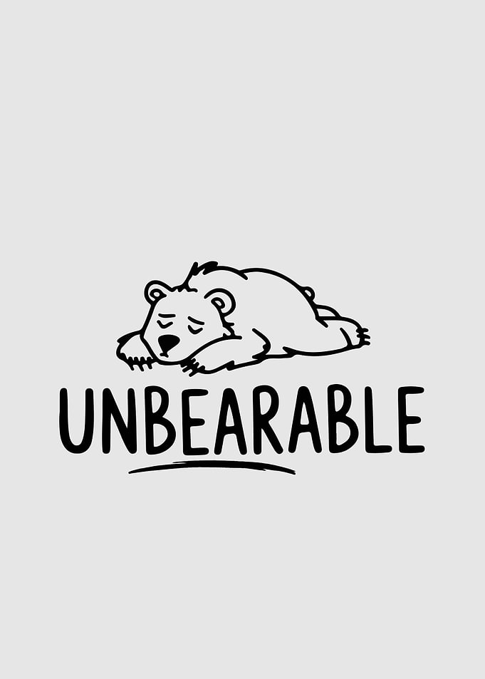 Unbearable Bear Pun