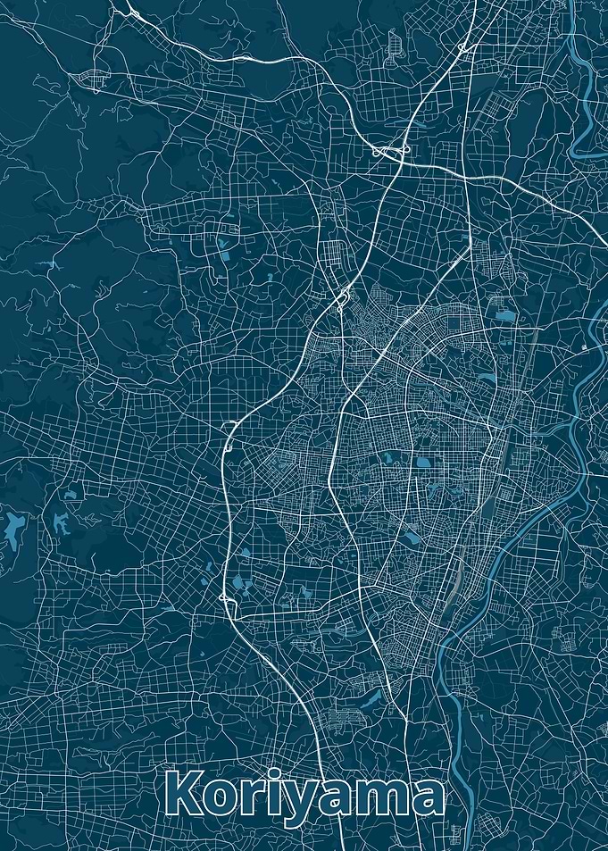 Koriyama City Map