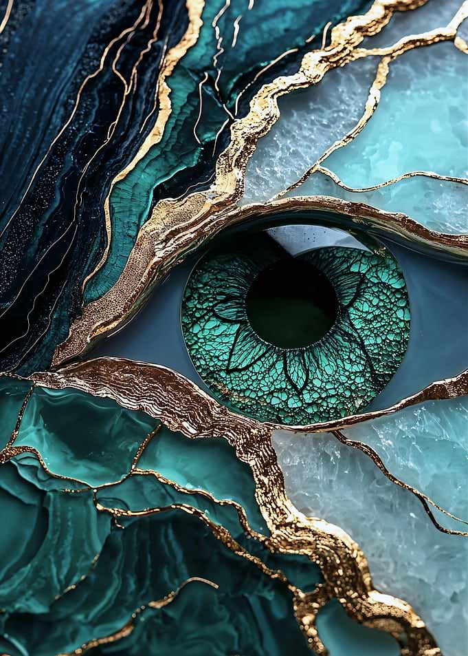 Kintsugi Emerald Eye