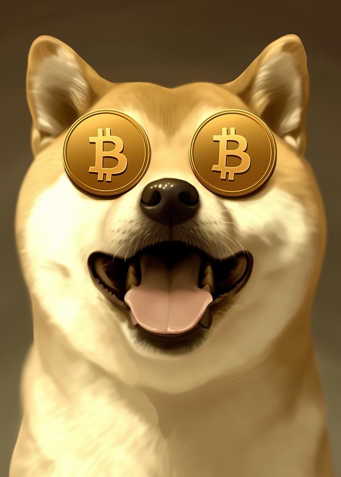 This Shiba Loves Bitcoin