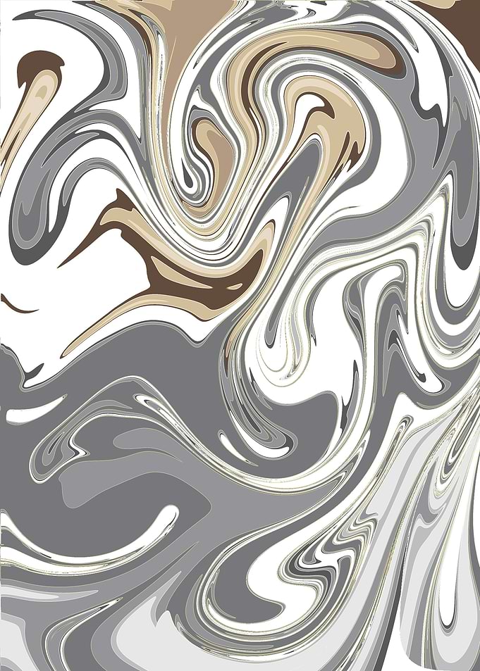 Abstract Swirling Marble