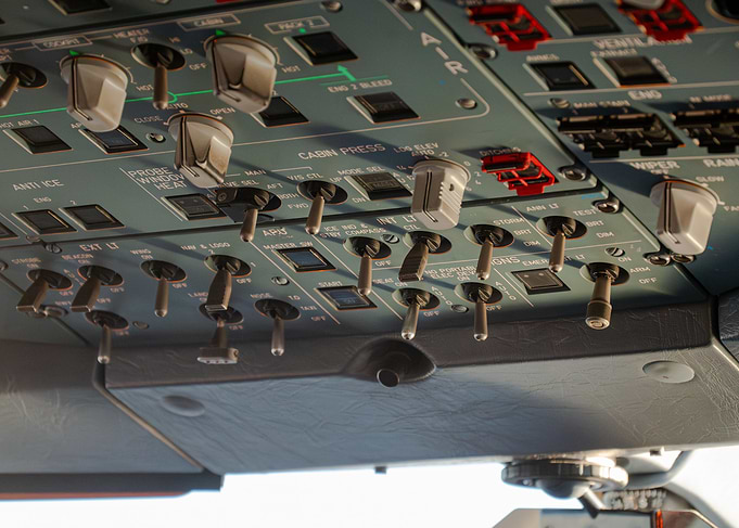 Airplane Cockpit Controls