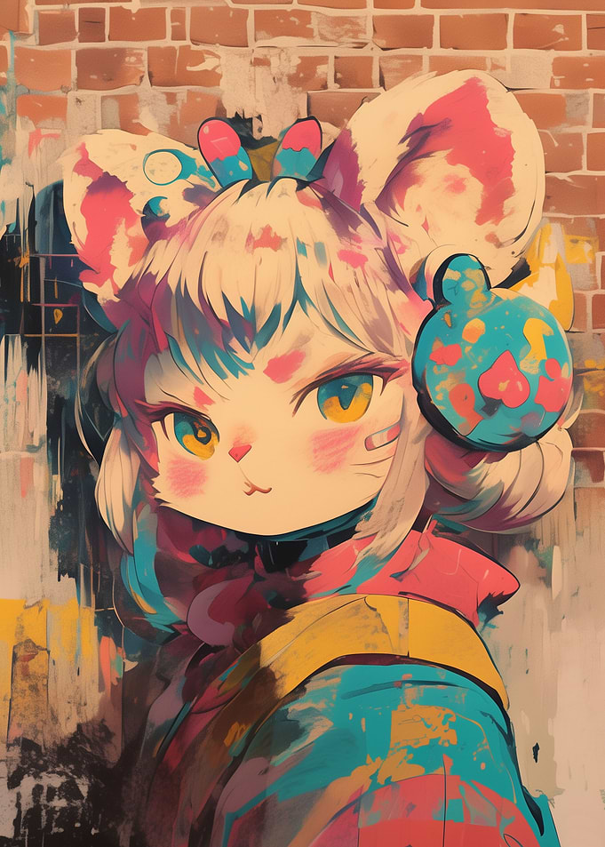 Cute Anime Cat Girl