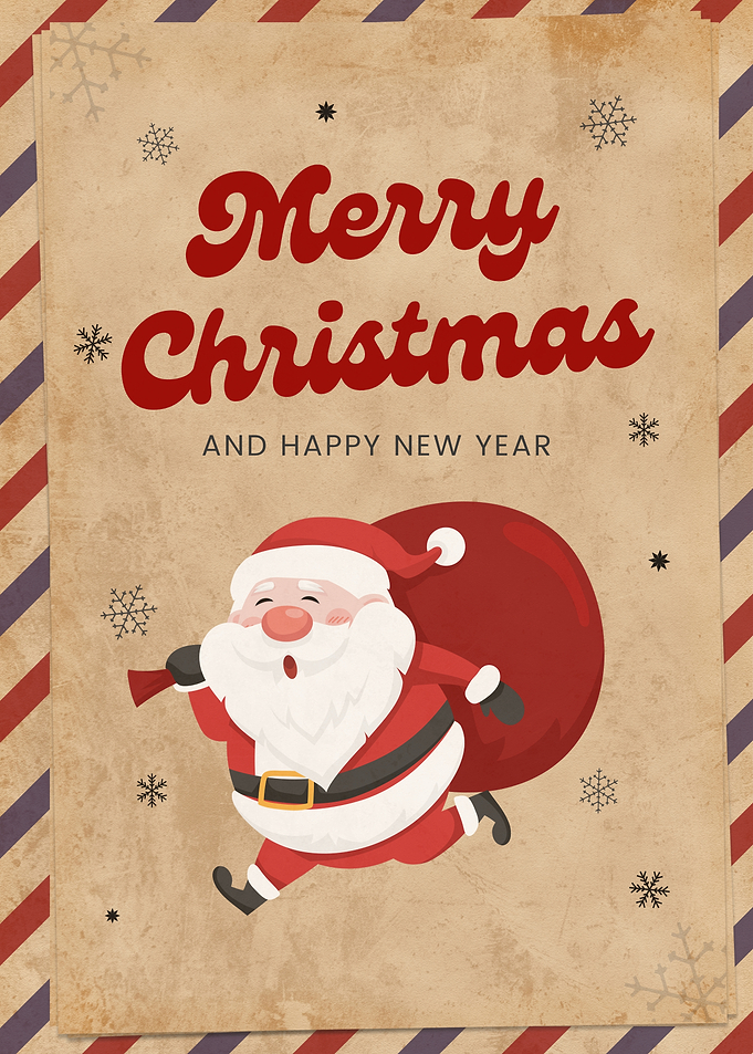 Vintage Christmas Card