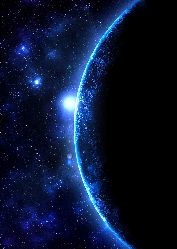 Blue Planet in Space