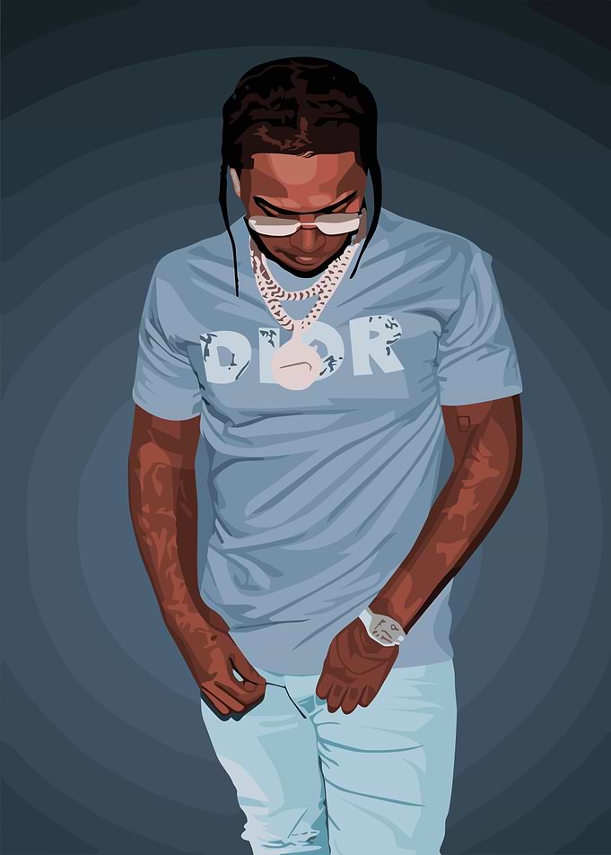 Pop Smoke Digital Art