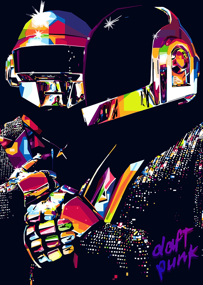 Daft Punk Pop Art