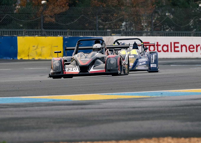Race Cars on Track