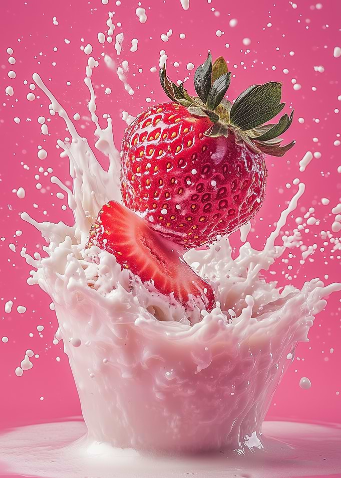 Strawberry Milk Splash
