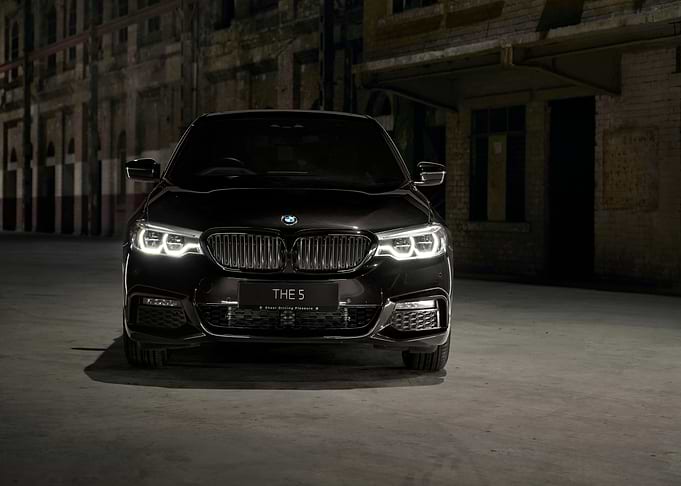 Black BMW 5 Series