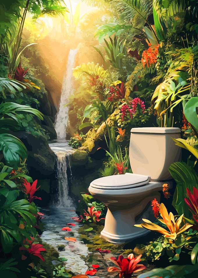 Toilet in Paradise
