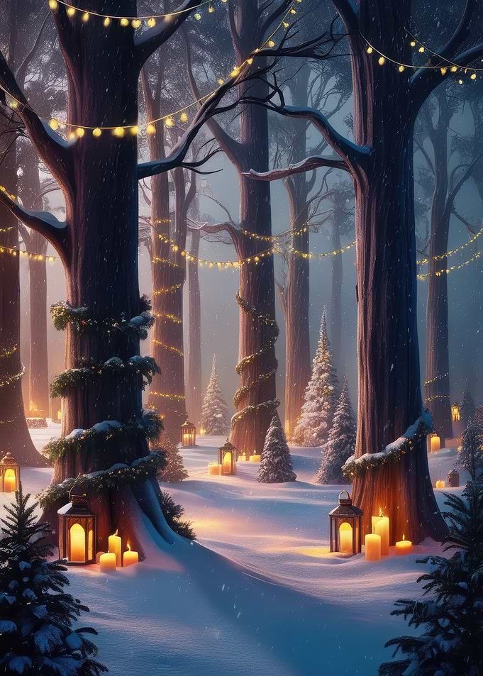 Enchanted Winter Forest