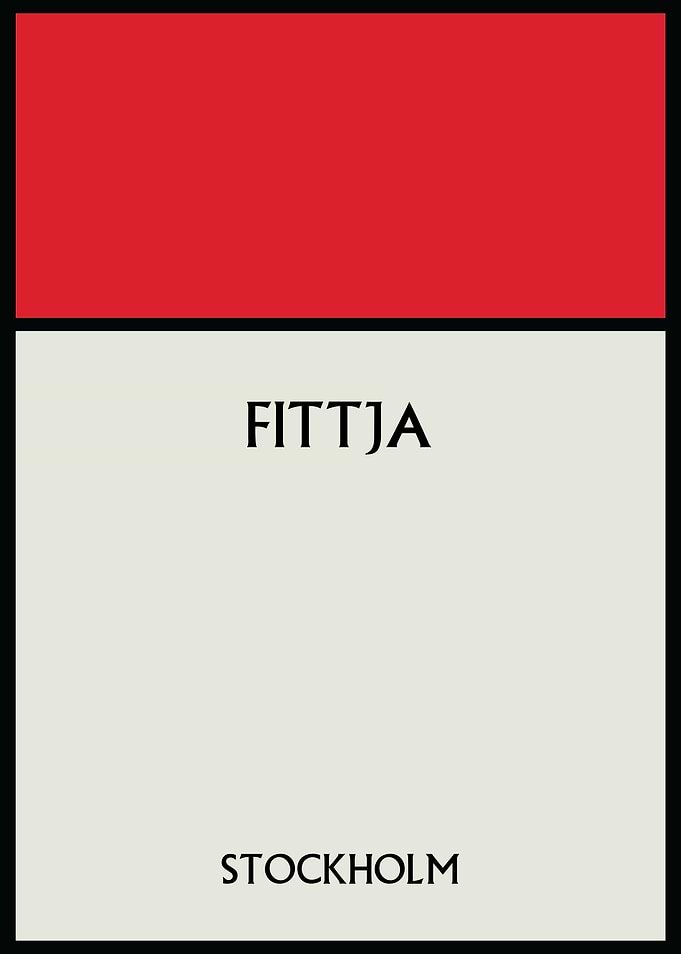 Fittja Stockholm Poster