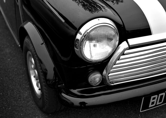 Classic Mini Cooper Headlight