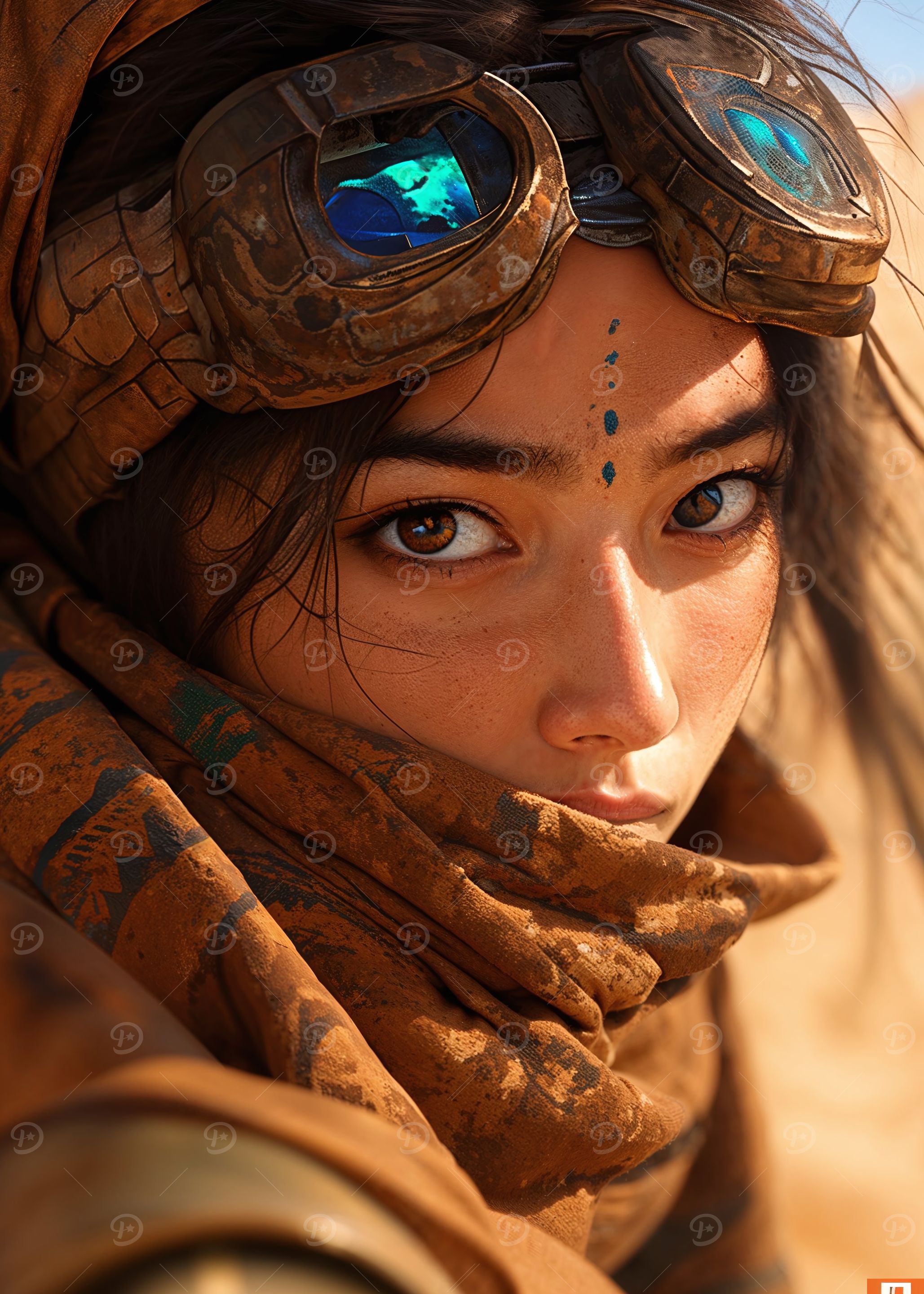 Desert Wanderer Portrait