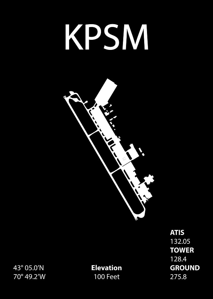 Portsmouth INTL Airport Diagram
