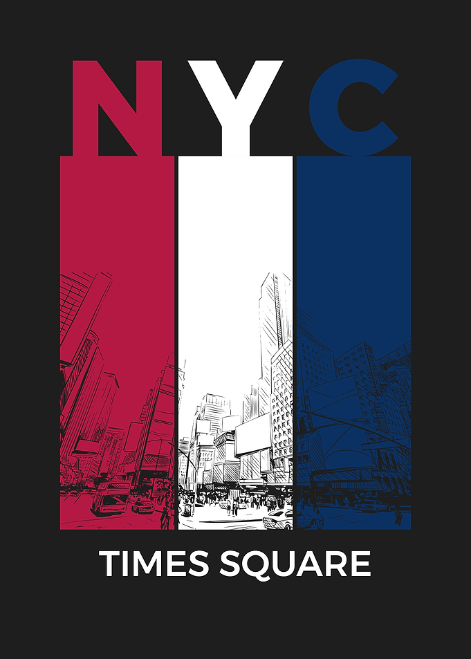 NYC Times Square Sketch